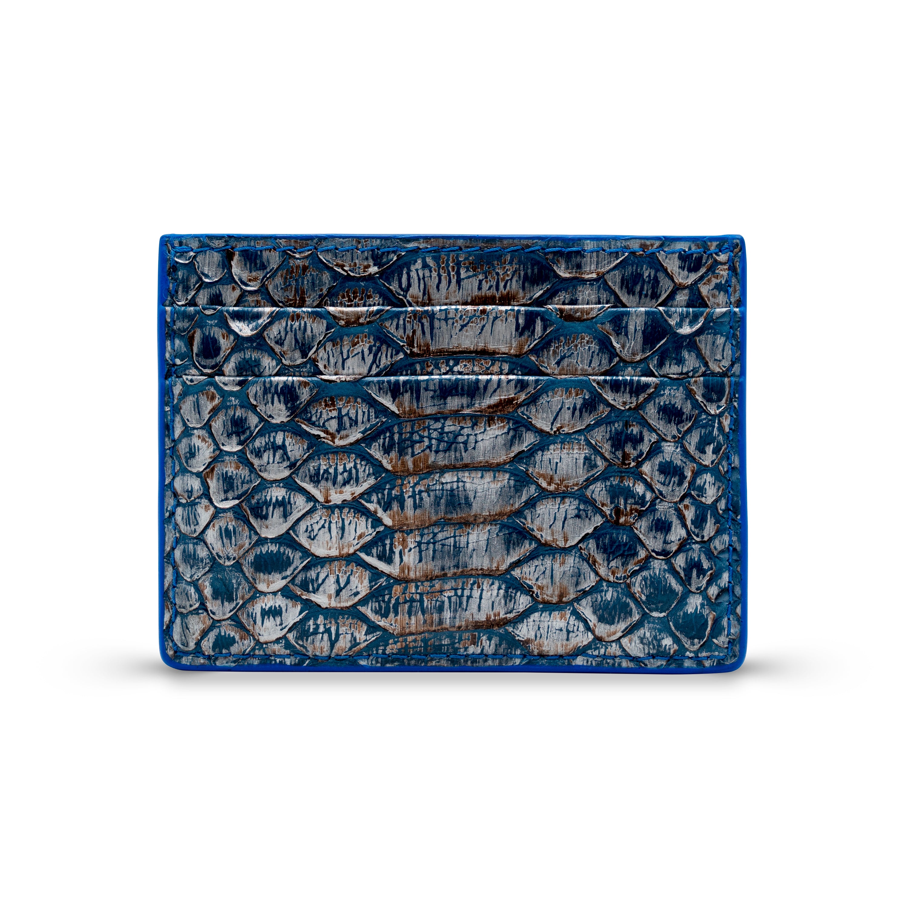 Copper Blue Python Wallet - Limited Edition